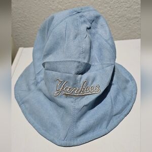 Light Blue Yankees Bucket Hat